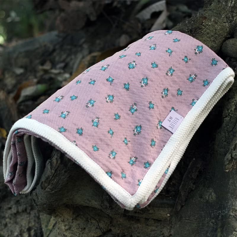Made in korea flower baby muslin swaddle gauze blanket, gift, 新生兒 出産祝い, 布  ブランケッ