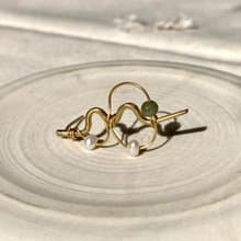 老林雜貨 | 山稜線耳環 (針式 / 夾式)