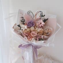 心動時刻 溫柔的粉紫色 / 七夕花束 情人節禮物 求婚花束