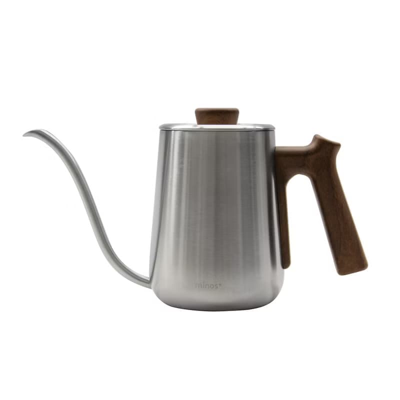 手沖壺/咖啡手沖壺/不鏽鋼/600ml/內刻度/附蓋/9款顏色/