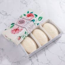【快速出貨】義大利手工香氛皂 150g 3入禮盒組-五月玫瑰
