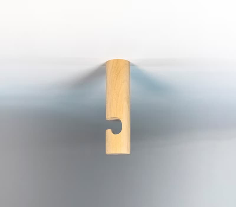 Cord keeper ceiling and wall hook for swag pendant. chandelier lighting