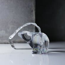 7cm【為北極熊尋找一塊浮冰...】冰山北極熊水晶玻璃