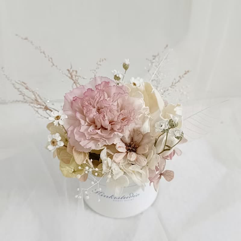 情人節禮物花束永生康乃馨盆花 結婚捧花永生花畢業花束玫瑰c七夕