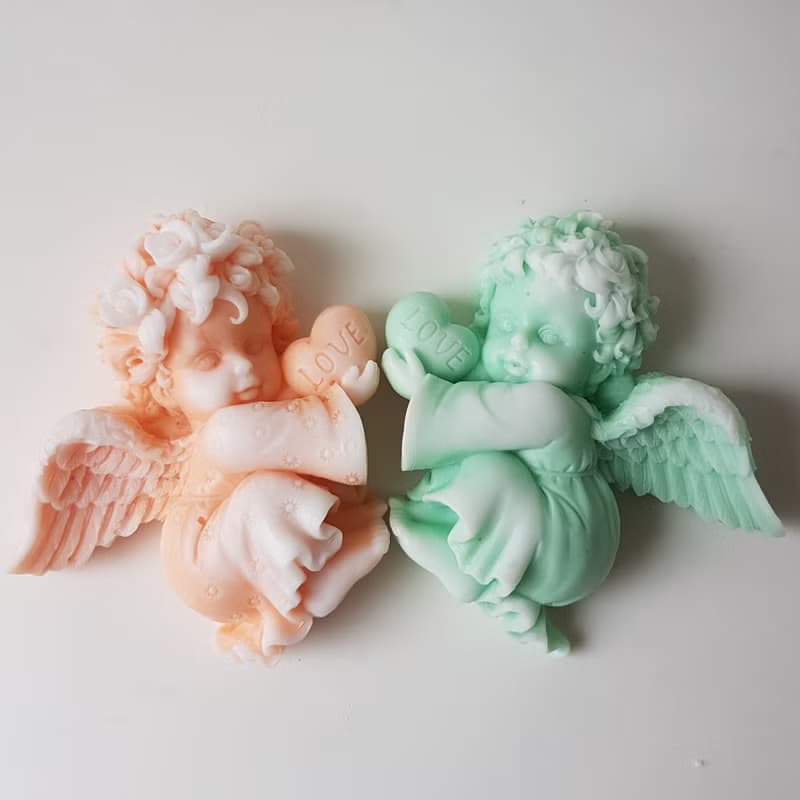 愛情天使對偶  精油手工皂 採用天然精油