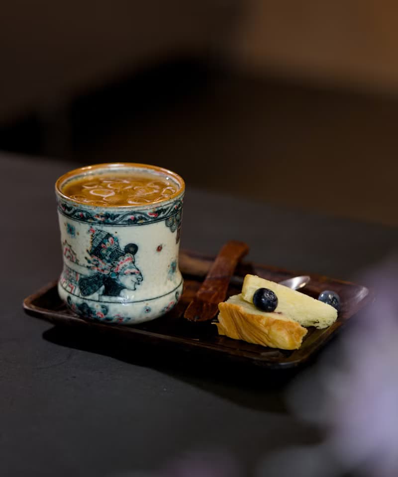 2025年新作 景德鎮手繪青花瓷 中華唐風  皮影戲咖啡杯可樂杯