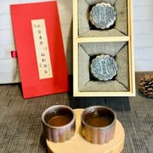 中秋節禮盒柴燒月餅對杯禮盒 茶具 茶杯 手工 馬克杯