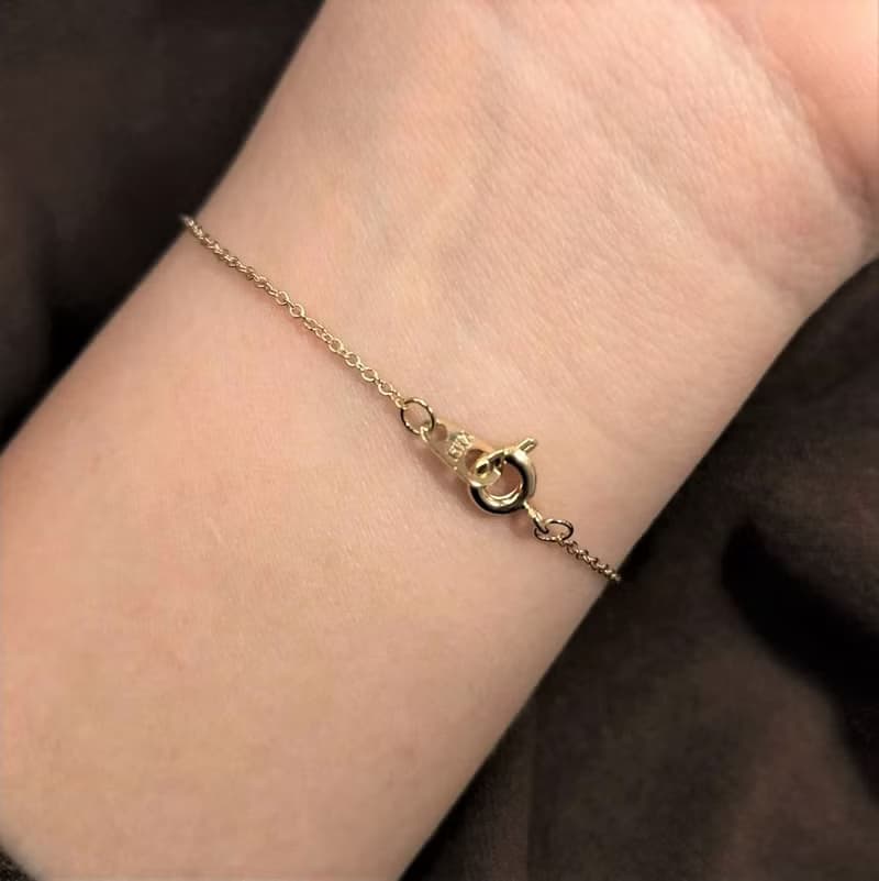 │輕奢│桃心鍊 • 手鍊 • 14K注金 • 14kgf