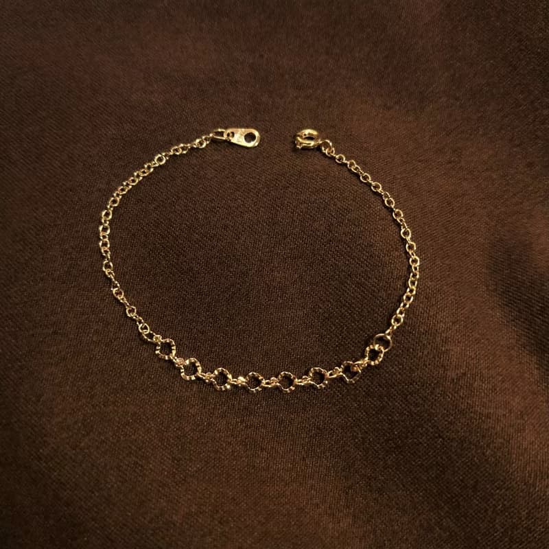 │輕奢│桃心鍊 • 手鍊 • 14K注金 • 14kgf