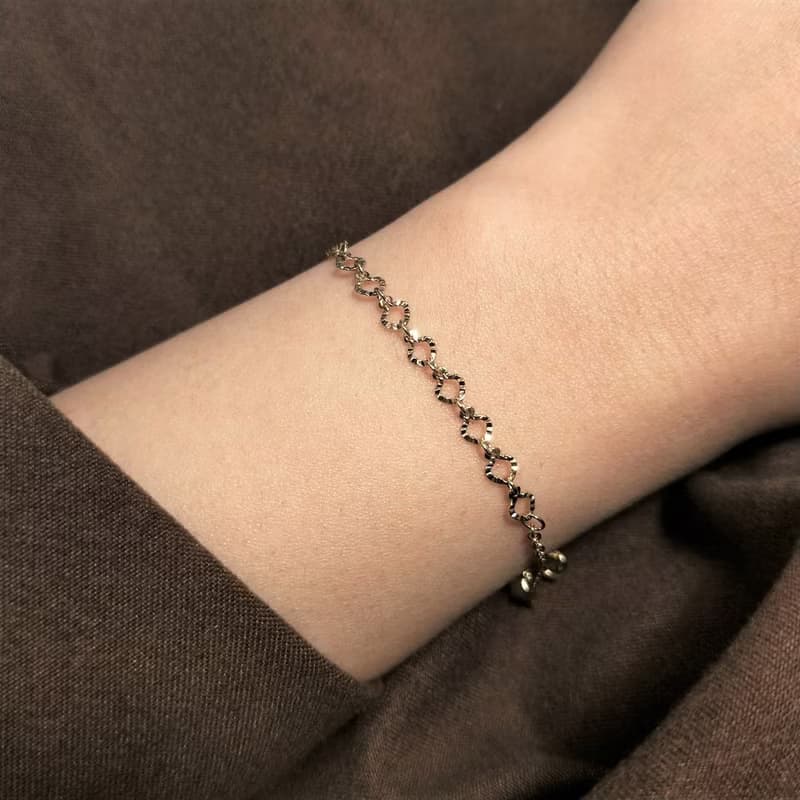 │輕奢│桃心鍊 • 手鍊 • 14K注金 • 14kgf