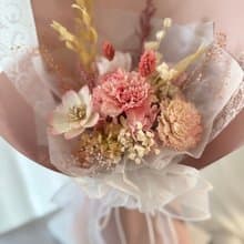 母親節永生花花束 康乃馨