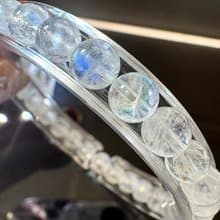 小資本馬島彩虹藍月光幻彩色手珠6mm人緣桃花提升魅力助眠水晶