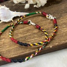 五色線編繩手鍊   五行 避邪 開運 平安