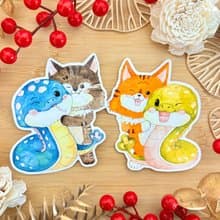 Mr.307 小七先生 - 蛇年生肖限定貼紙_防水貼紙