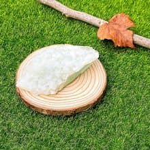天然原礦糖霜白水晶共生薄荷綠螢石 家居 辦公室 療癒 擺件