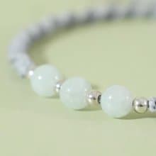 青霧Azure Mist 翡翠 蠟線手繩