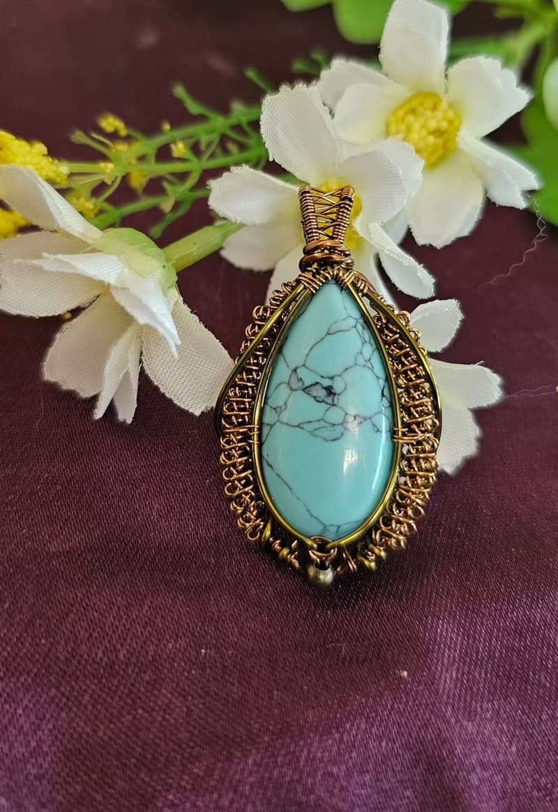 【葉綠舒手作】英式古典 /金屬線編織/節日/禮物/飾品/項鍊/手作