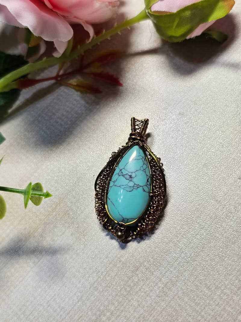 【葉綠舒手作】英式古典 /金屬線編織/節日/禮物/飾品/項鍊/手作