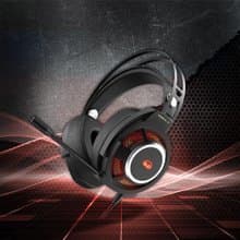 Monster Mission V1 電競耳罩耳機麥克風-武士黑