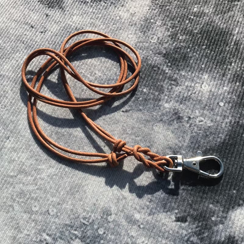 24小時出貨 - 製成現品 - 皮革掛頸證件套 - 真皮直立式識別證