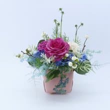 紫玫瑰秋菊果香氛花禮/入厝禮/開幕/喬遷/送禮/植栽
