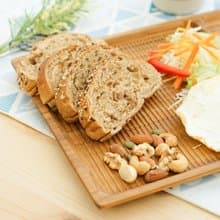 天然柚木早午餐盤-波點款35X24.5/露營野餐/餐盤/不上漆食用安心