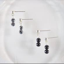 【中性帥氣】天然水晶 全925純銀耳釘/耳夾