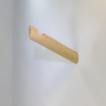 Pine wood wall hook.Minimalist wall storage. Macramé holder. Plant rack hanger.