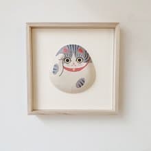【新年送禮】灰色虎斑招財貓緣起招福和紙掛飾