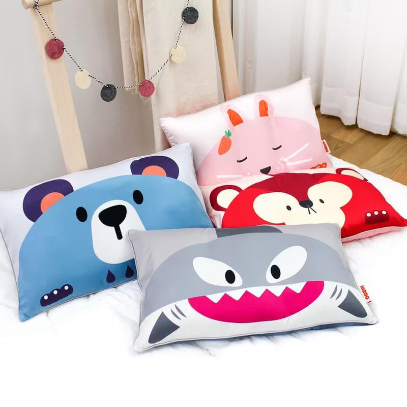 【韓國Hello HiZoo】手工製可愛動物防蟎抗菌兒童枕