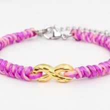 寶麗金珠寶-黃金無限造型手鍊