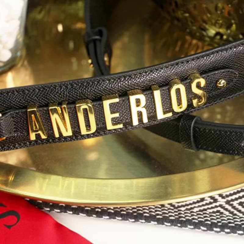 ANDERLOS 安德羅斯皮革背帶/包包背帶/黑色