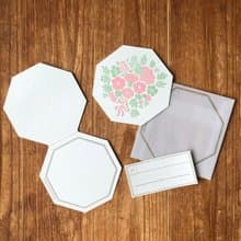 Bouquet Card -Pink- /活版印刷