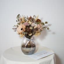 【竒植花物】雅緻乾燥盆花 乾燥花禮 生日禮物  開幕禮 賀禮