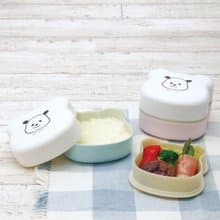 bebe panda Die-cut 2-Tier Lunchbox 450ml Box Container Meal Food Made In Japan