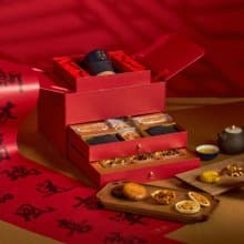 【春節禮盒】禧饌禮盒-茶罐款 國宴級星級台灣茶+獨家茶點+春聯