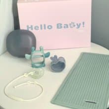 【贈精美禮盒袋】彌月/生日禮MAMA's TEM:小牛固齒器奶嘴哺乳手套