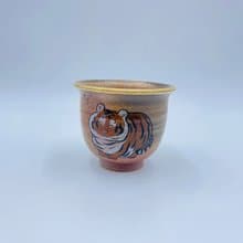 柴燒手繪主人杯