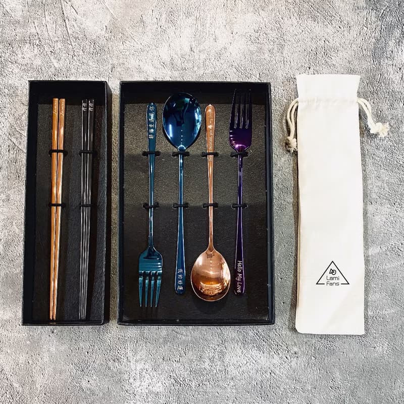 【餐具收納袋】餐具 吸管收納袋 禮品盒 聖誕節 情人節