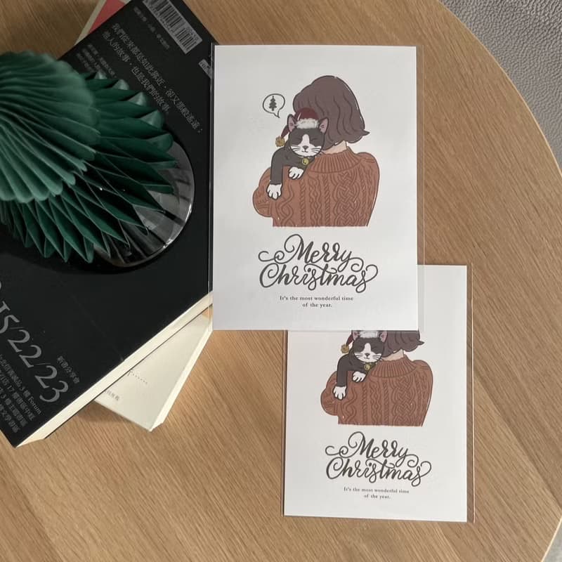 【Xmas - Me & My Santa】| 明信片 聖誕卡