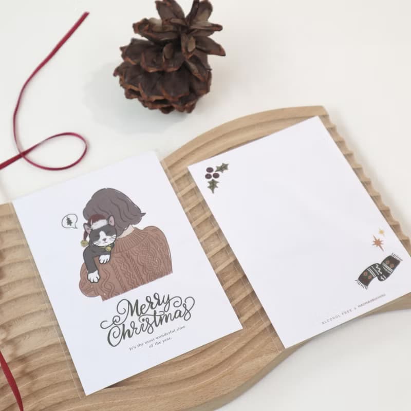 【Xmas - Me & My Santa】| 明信片 聖誕卡