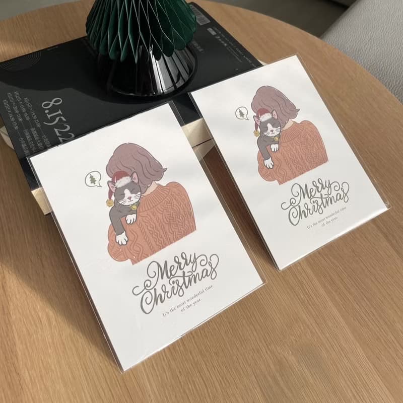 【Xmas - Me & My Santa】| 明信片 聖誕卡