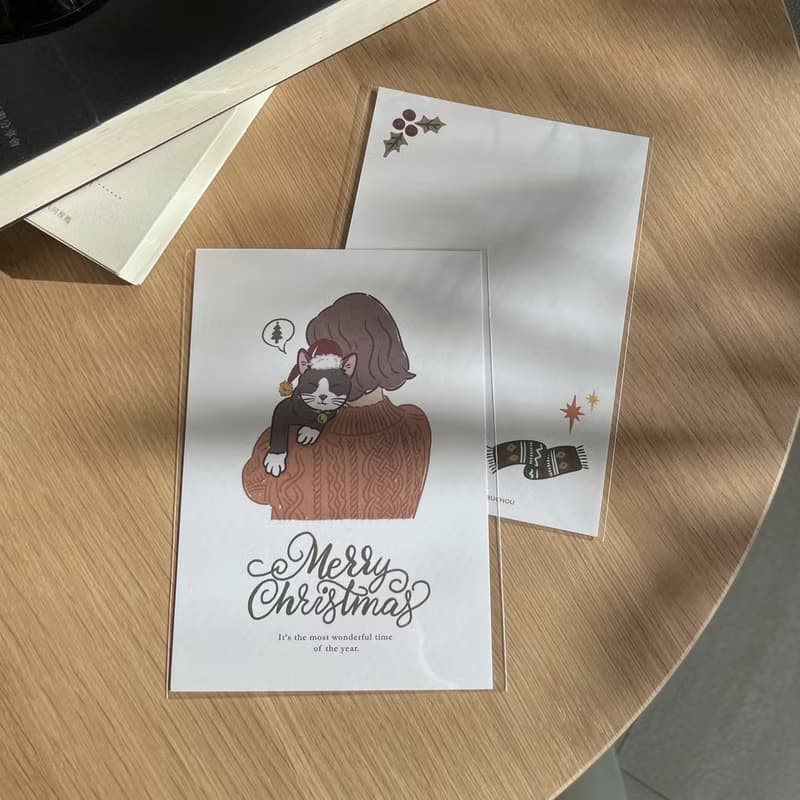 【Xmas - Me & My Santa】| 明信片 聖誕卡