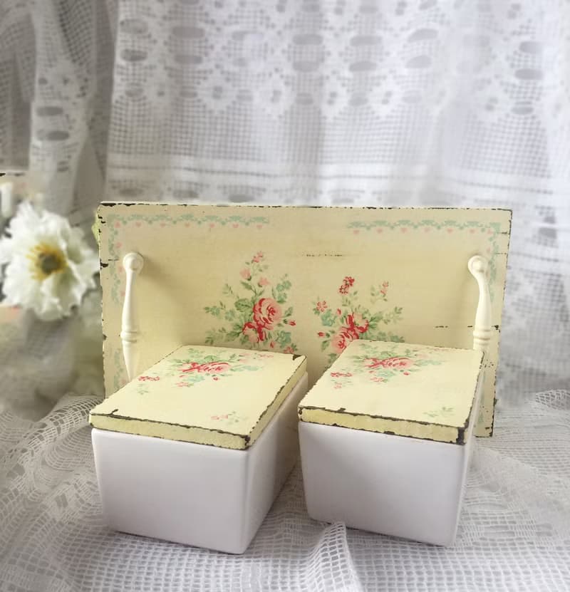 Kitchen set, Ceramic Kitchen Canister,Shabby Chic Style, European classics