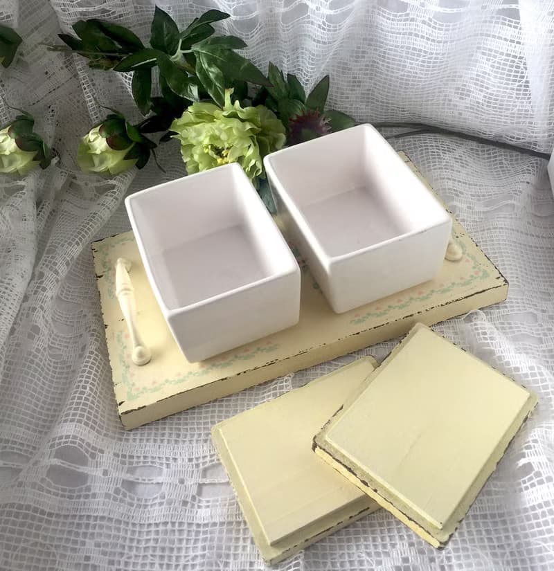 Kitchen set, Ceramic Kitchen Canister,Shabby Chic Style, European classics