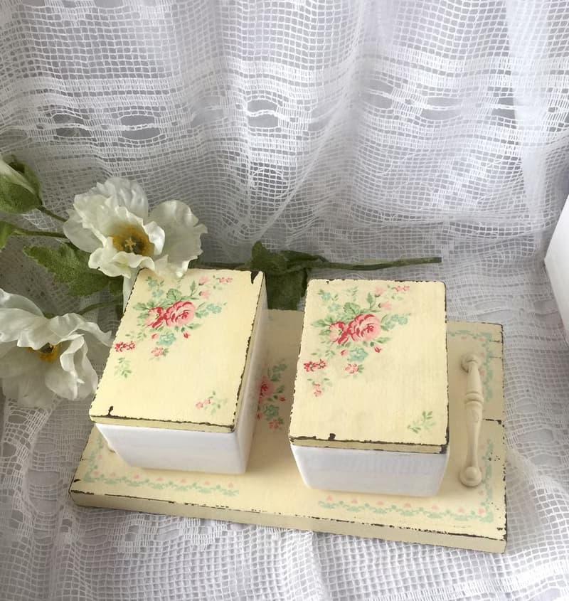 Kitchen set, Ceramic Kitchen Canister,Shabby Chic Style, European classics