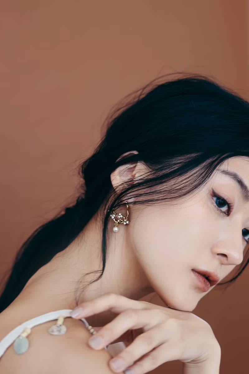 COR-DATE / 若葉搖曳耳環