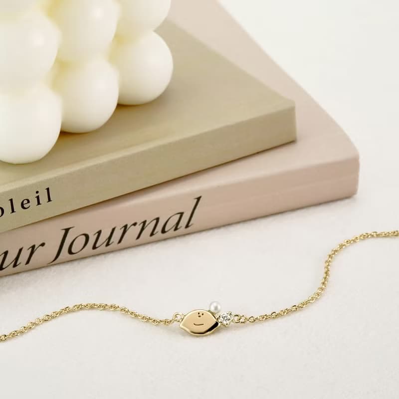 THE BUTTERS經典系列-奶油家族經典純銀手鍊-檸檬小子