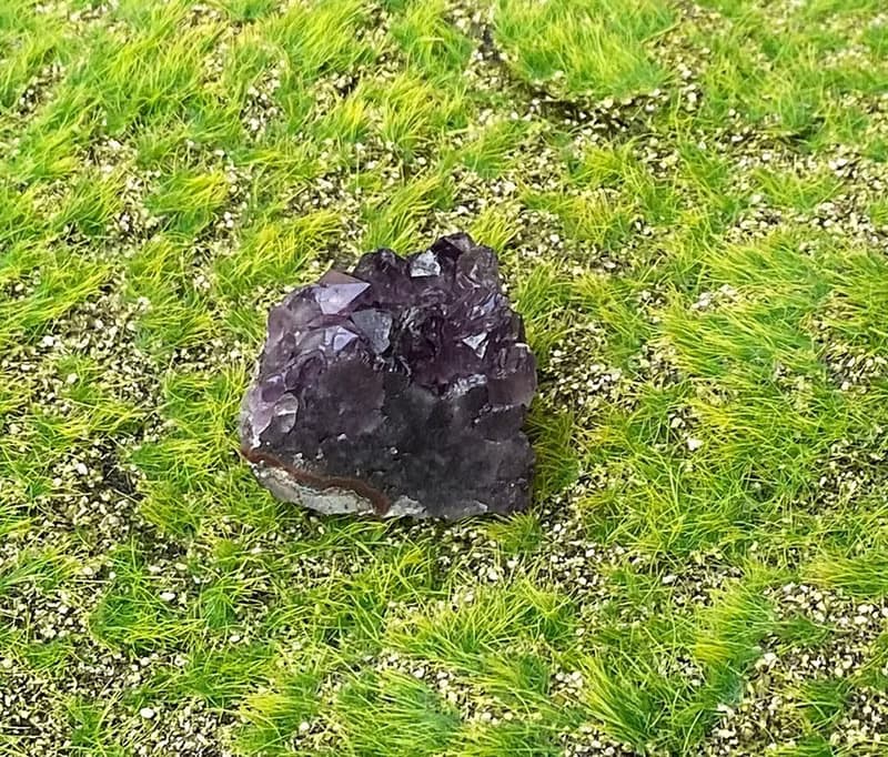 招財開運-原皮原礦幾何紫晶簇 紫水晶 旺財運 消磁淨化 快速出貨