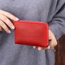 Leather Small Wallet/ Pocket Wallet/ Card Slots Purse/ Handmade Slim Card Pouch
